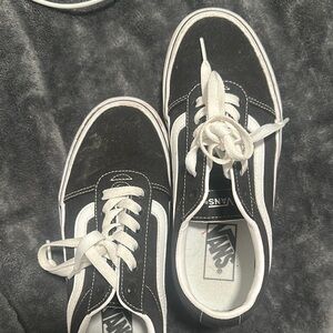 Vans Classic Black and White Low-Tops